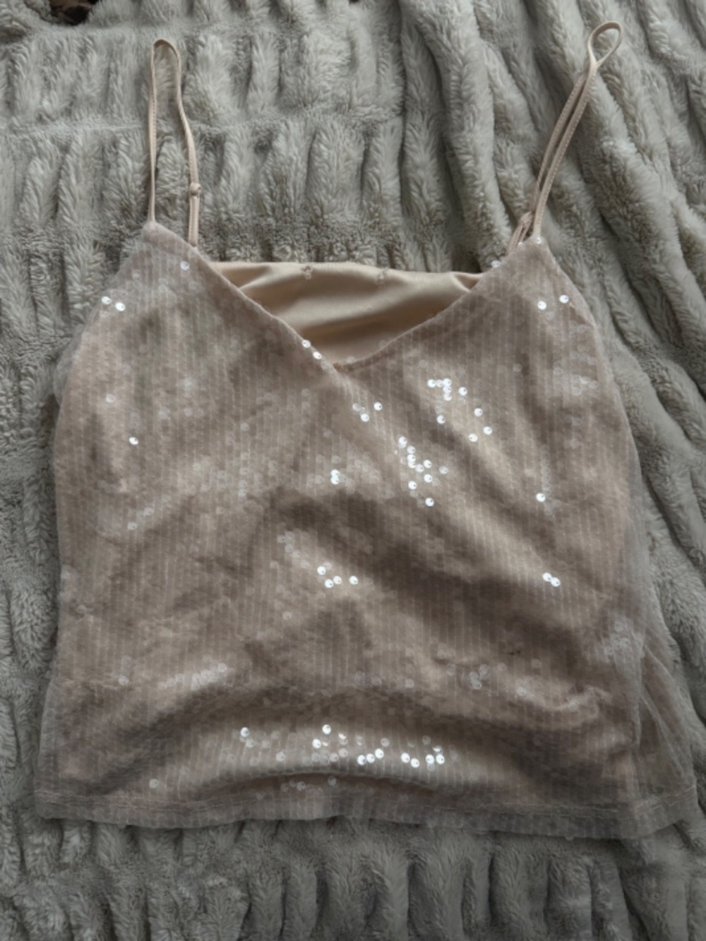 Sequin Tank Top